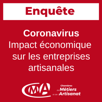 Coronavirus: artisans, répondez à l’enquête en ligne