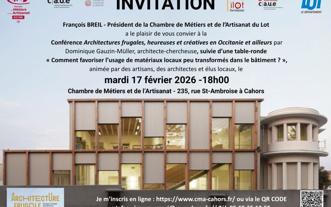 « Architectures frugales, heureuses et créatives en Occitanie »