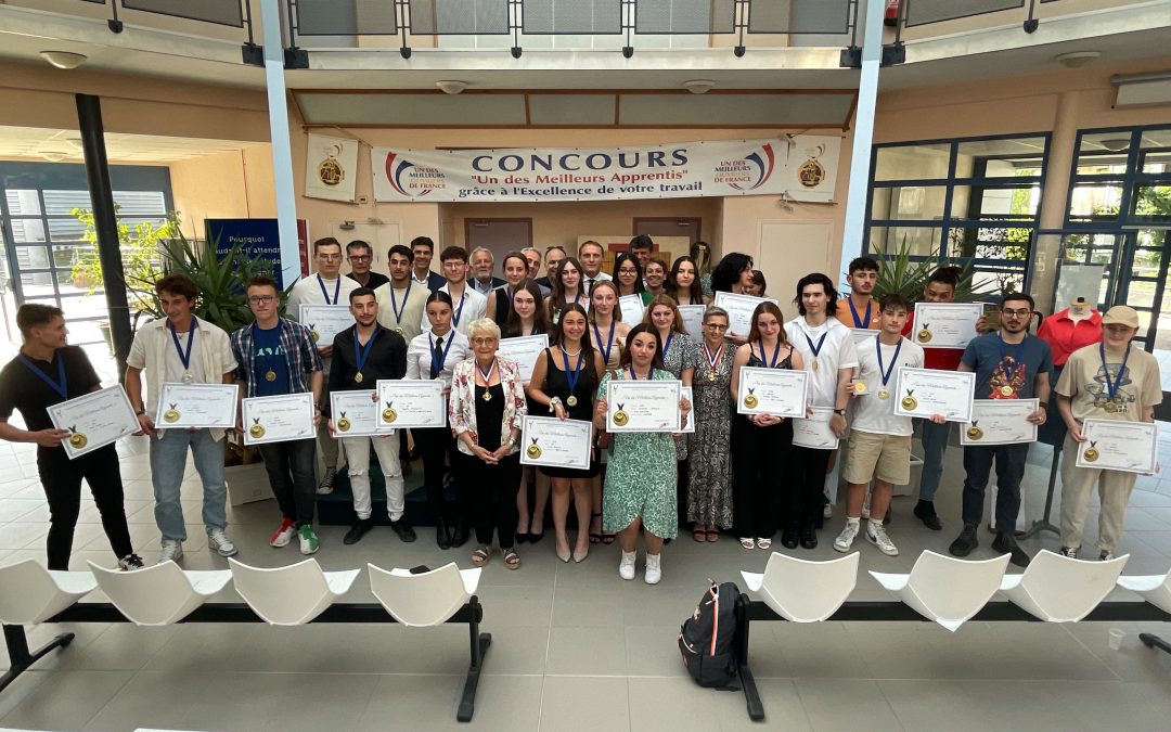 Lauréats au Concours Départemental “Un des Meilleurs Apprentis de France”