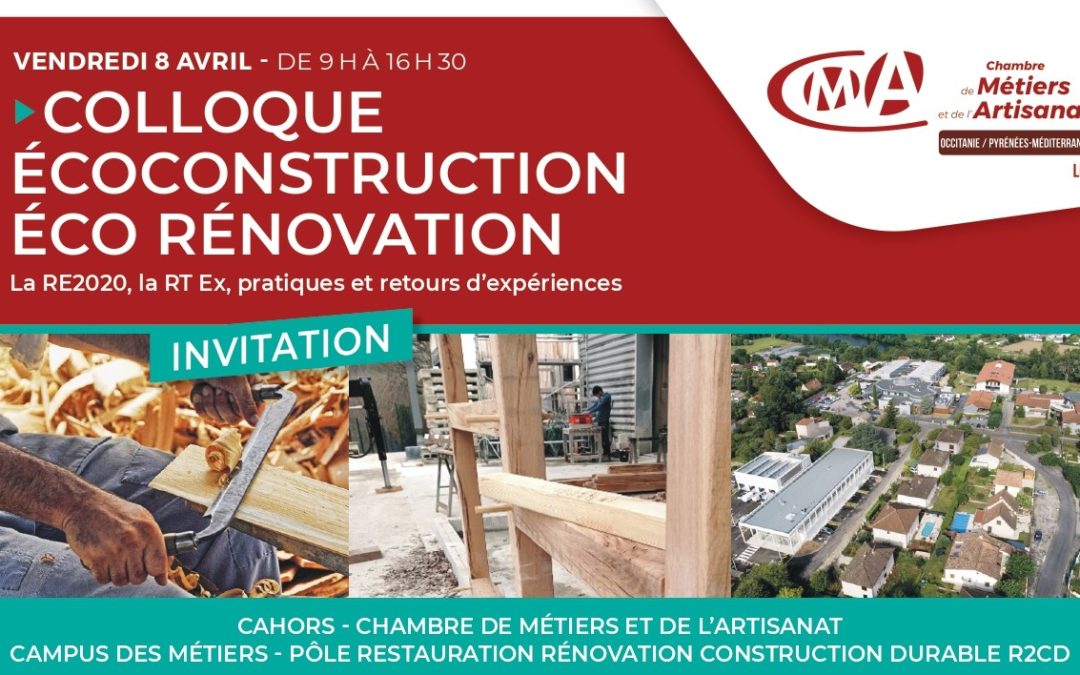 Colloque Eco construction / Eco rénovation