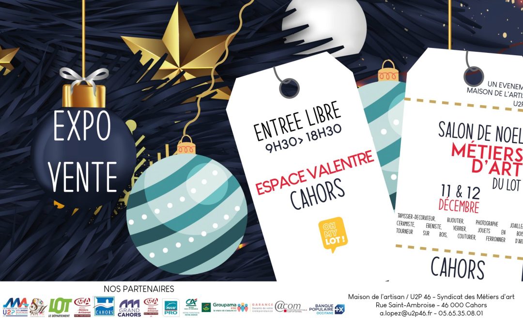 Salon de Noël des Métiers d’Art – 11 & 12 déc. Cahors